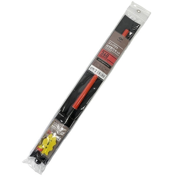 コンパクトはぜ釣りセット【小継振り出し竿とハゼ釣り仕掛けのセット】